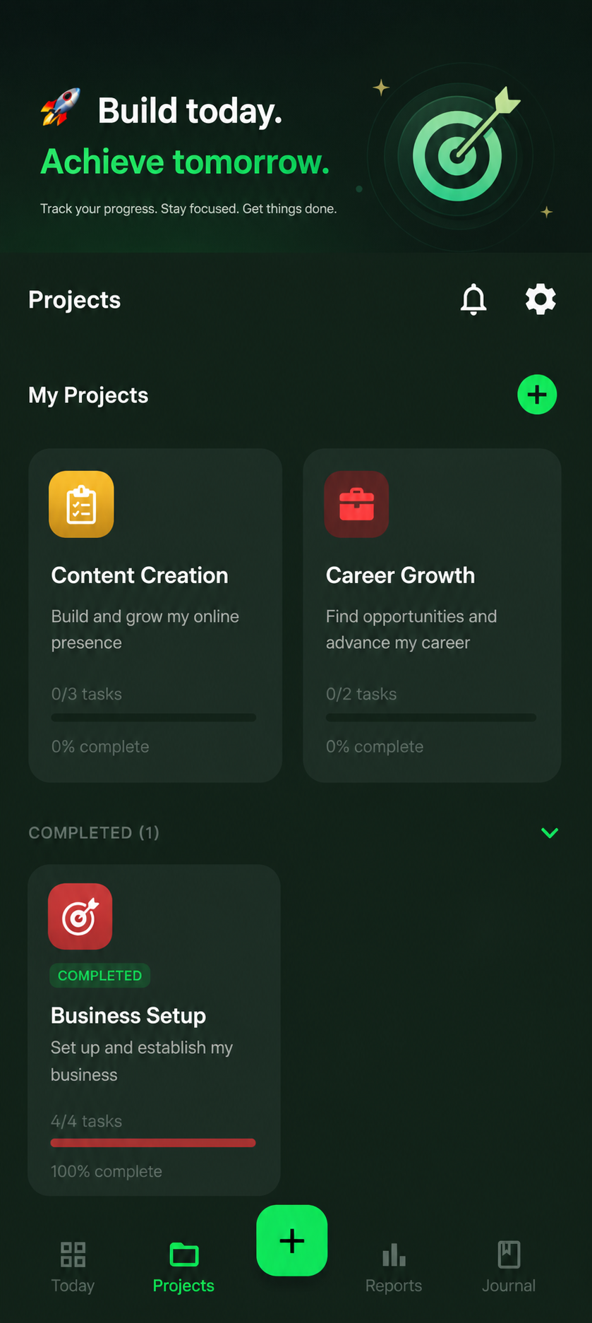 GoalFrame Project Organization